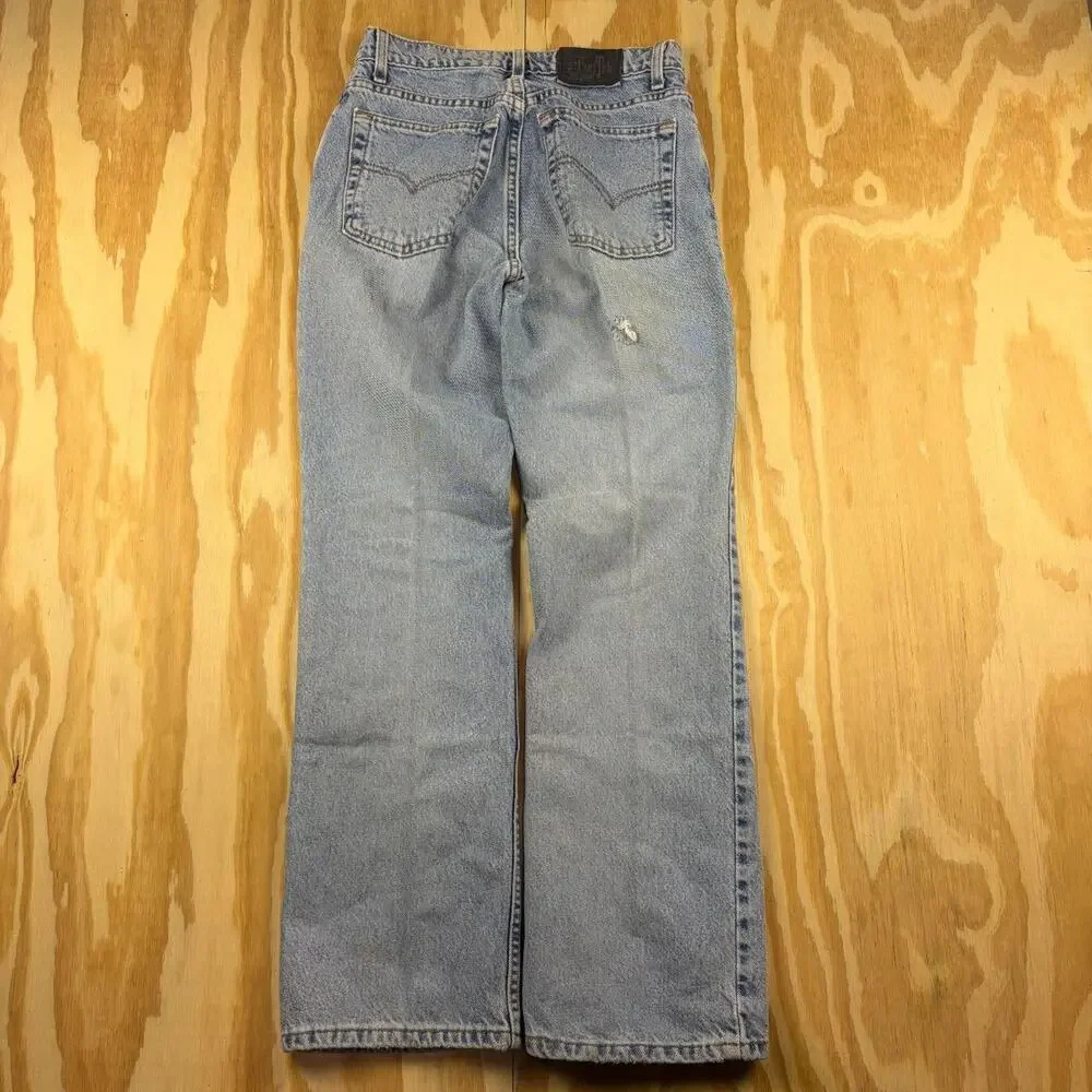 Vintage 1997 Levi’s SilverTab Flare Jeans – Light Blue Washed – Size 9